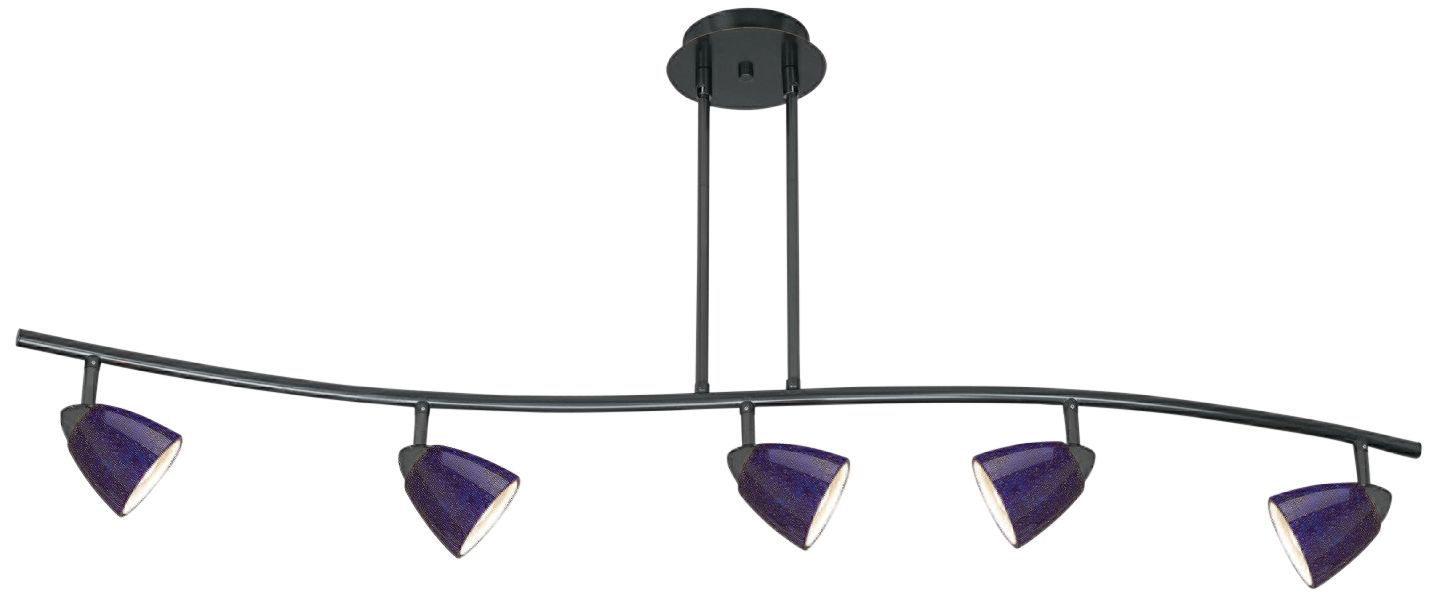 art glass track lighting