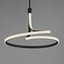 1_Serpentine Large Pendant Black
