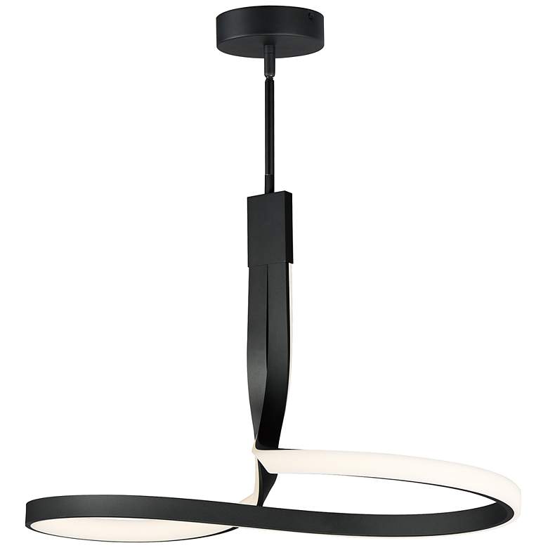 Image 2 Serpentine LED Pendant Black