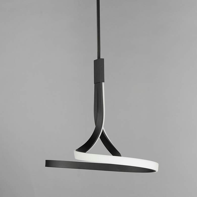 Image 3 Serpentine LED Pendant Black more views