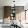 7_Serpentine LED Pendant Black more views