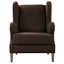 2_Serpentine Rich Chocolate Accent Chair
