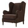 5_Serpentine Rich Chocolate Accent Chair more views