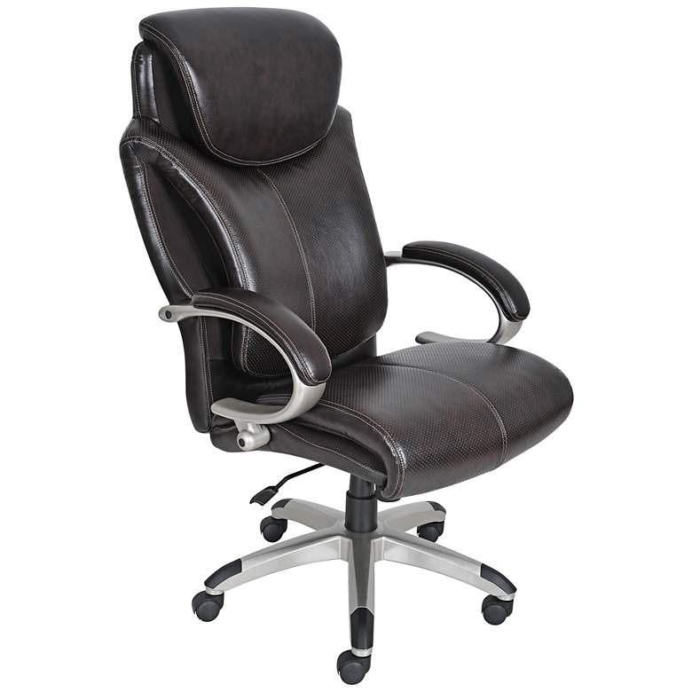 Image 1 Serta AIR Chestnut Big and Tall Executive Office Chair