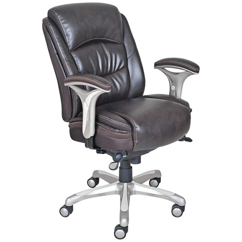 Image 1 Serta Smart Elite Harmony Gray Manager Office Chair