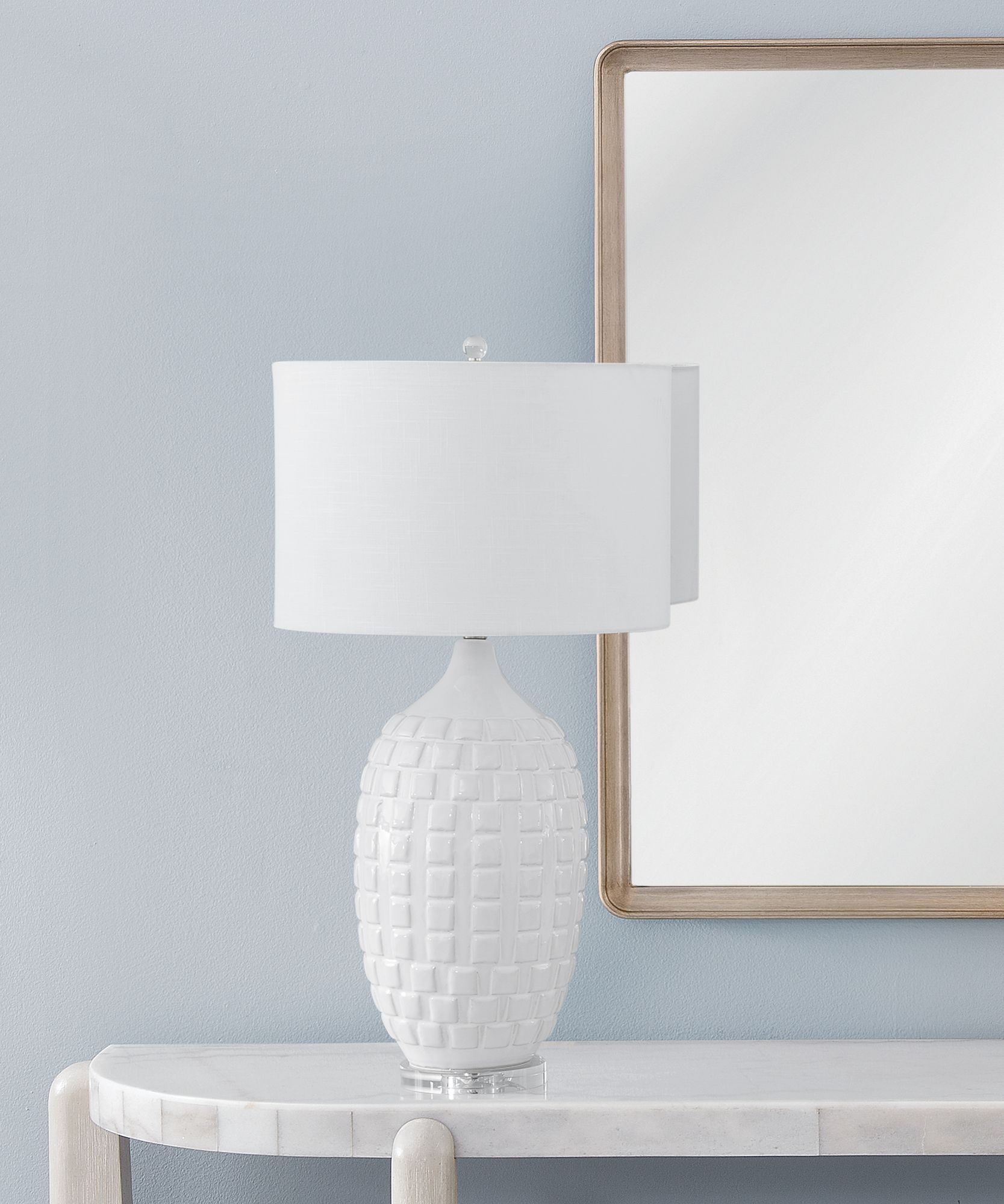 Image 3 Sesser 35" High White Table Lamp more views