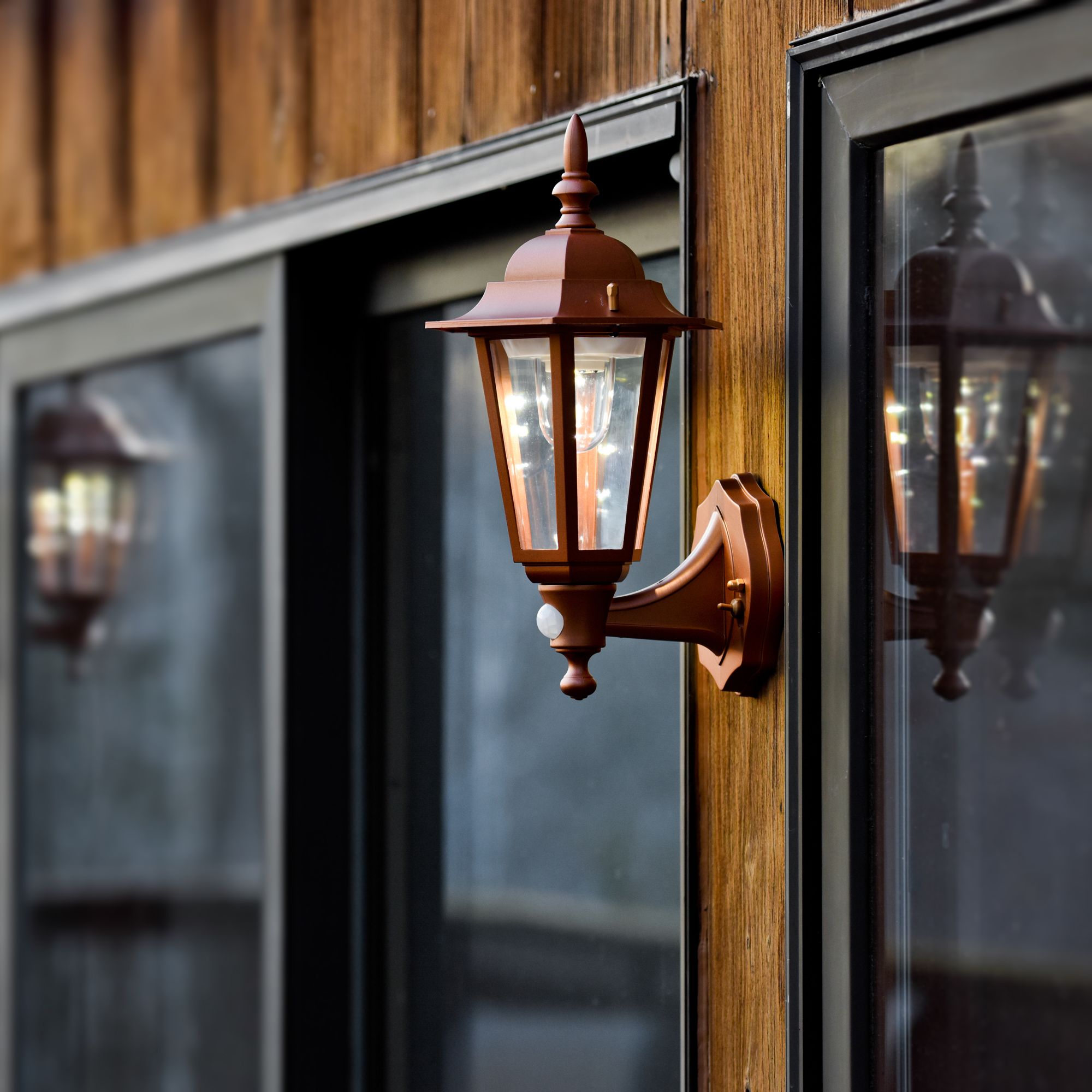 copper porch light