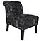 Set of 2 Architectural Black Club Chairs