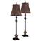 Set of 2 Aruba Bronze Buffet Lamps