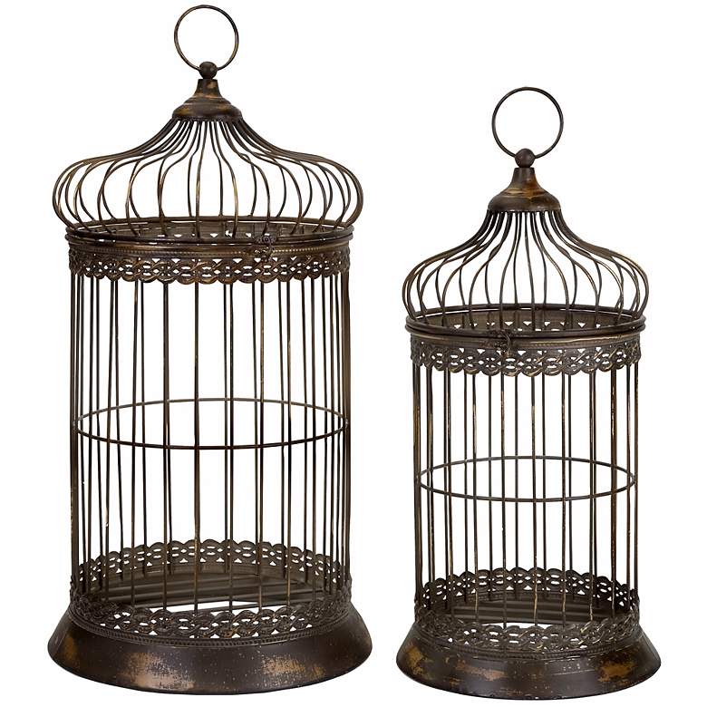 Image 1 Set of 2 Byzantine Dome Bird Cages