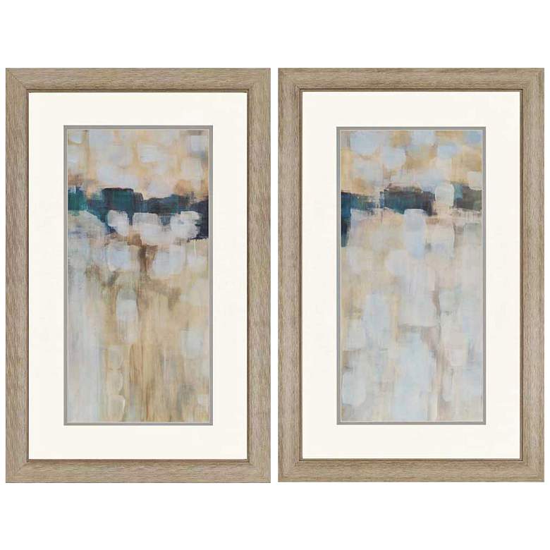 Image 1 Set of 2 Carbon Neutral 38&#39; High Abstract Wall Art