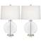 Set of 2 Carrie Glass Table Lamps