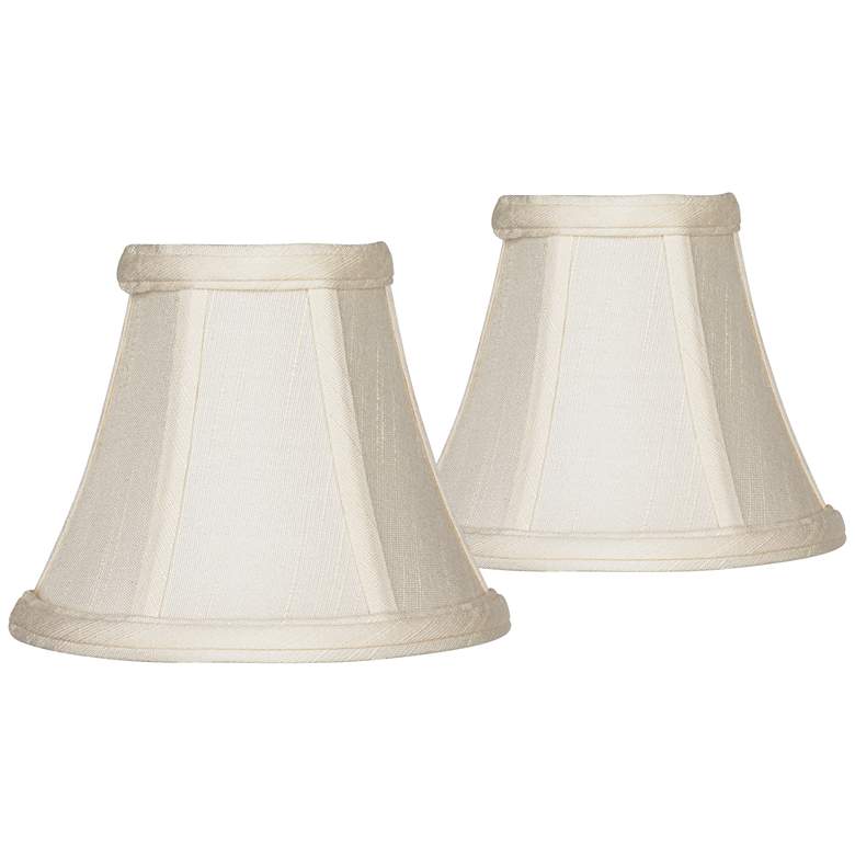 Image 1 Set of 2 Creme Bell Shades 3x6x5 (Clip-On)