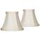 Set of 2 Creme Bell Shades 3x6x5 (Clip-On)