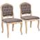 Set of 2 Divitt Light Brown Side Chairs