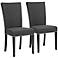 Set of 2 Harrowgate Linen Fabric Dining Chairs