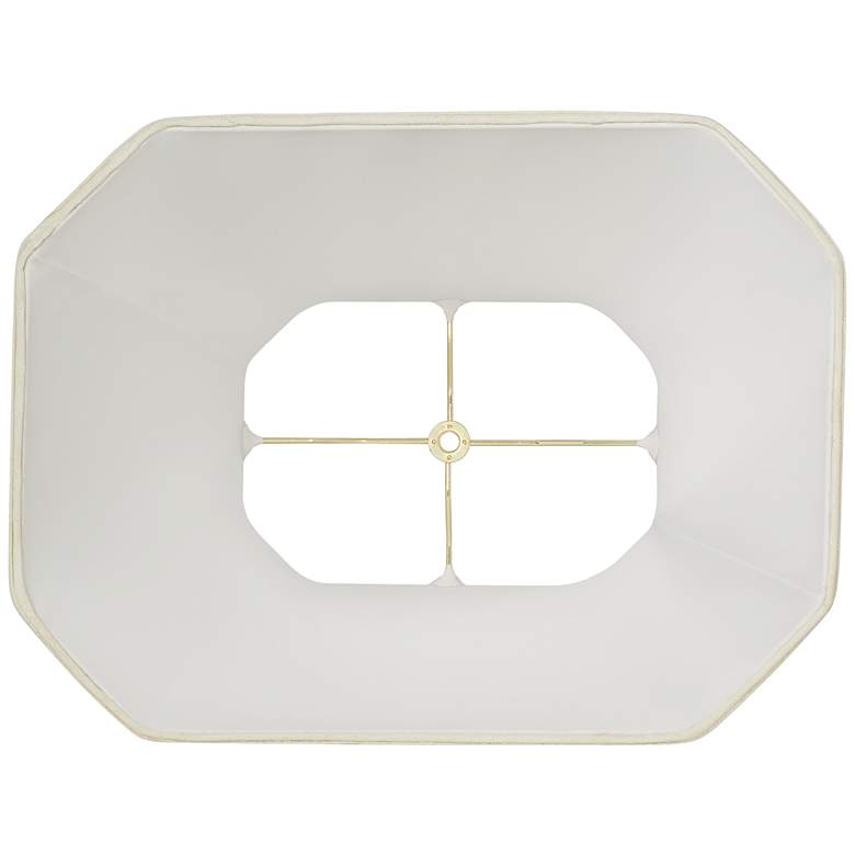 Image 4 Set of 2 Imperial Creme Cut Corner Shades 10x16x13 (Spider) more views
