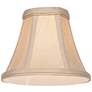 Set of 2 Imperial Taupe Fabric Lamp Shade 3x6x5 (Clip-On)