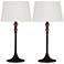 Set of 2 Luella Amber Accent Table Lamps