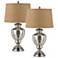 Set of 2 Marcos Aged Glass Table Lamps