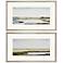 Set of 2 Marshlands I 30" Wide Framed Coastal Wall Art