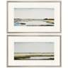 Set of 2 Marshlands I 30" Wide Framed Coastal Wall Art