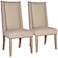 Set of 2 Morgan Stone Wash Dining Chairs