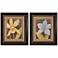 Set of 2 Orchid Earth I/II Framed Floral Wall Art