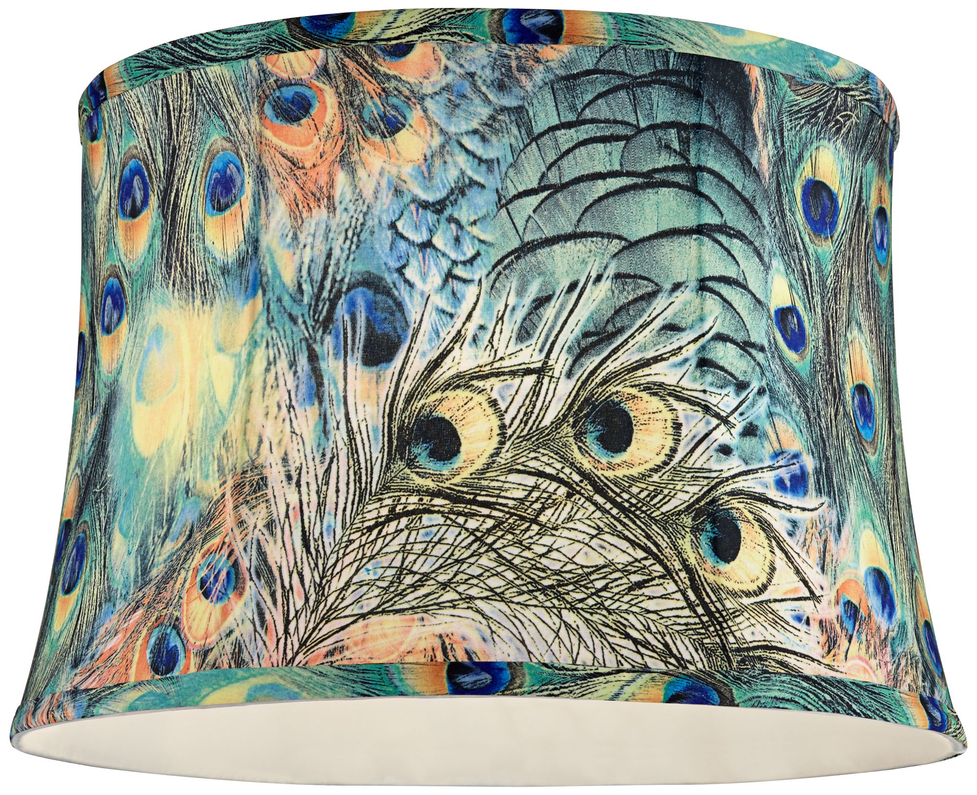 printed drum lamp shades