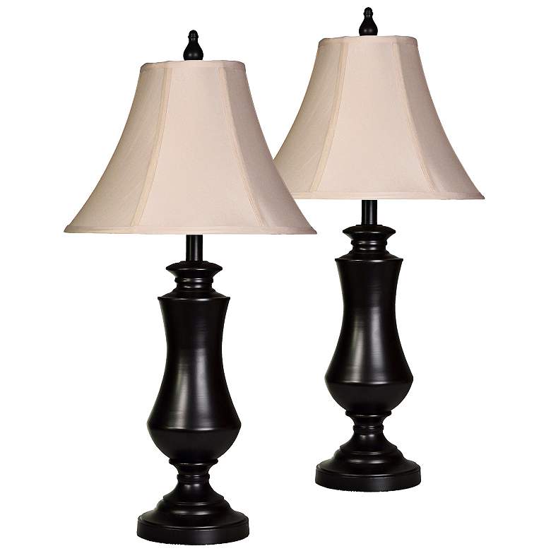 Image 1 Set of 2 Piedmont Bronze Buffet Lamps