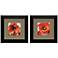 Set of 2 Poppy Splendor I/II Framed Floral Wall Art