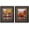 Set of 2 Reflections Fall Landscapes 36" High Wall Art
