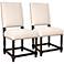 Set of 2 Rowen Dutch Brown Dining Chairs