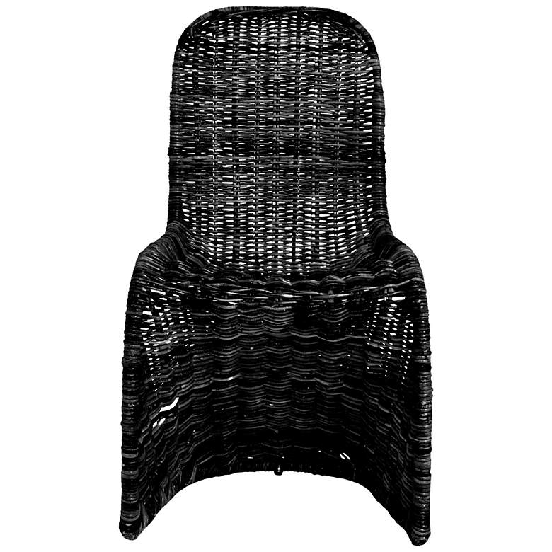 Image 5 Set of 2 S-Frame Woven Chair, Black more views