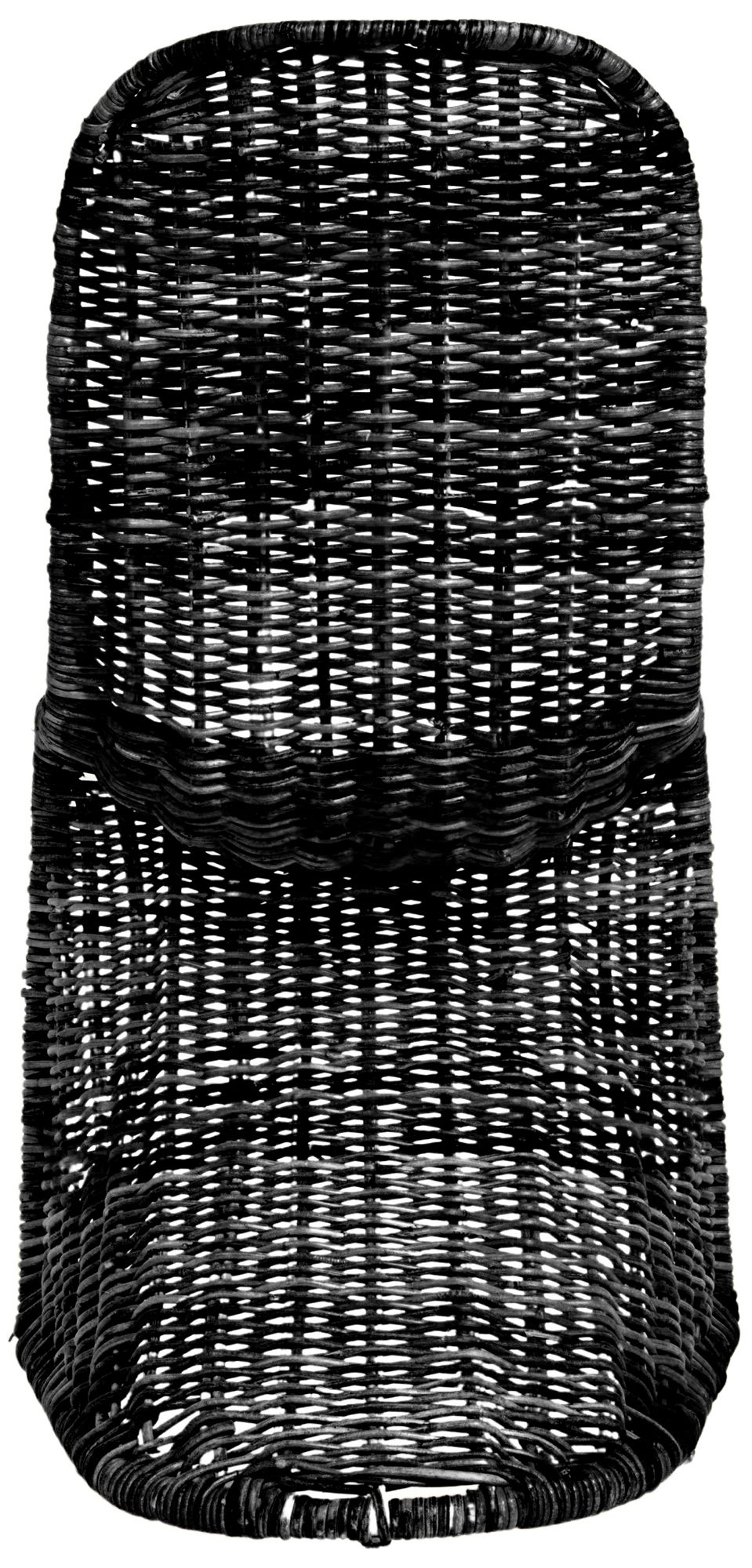 Image 7 Set of 2 S-Frame Woven Chair, Black more views