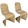 Set of 2 S-Frame Woven Chair, Natural