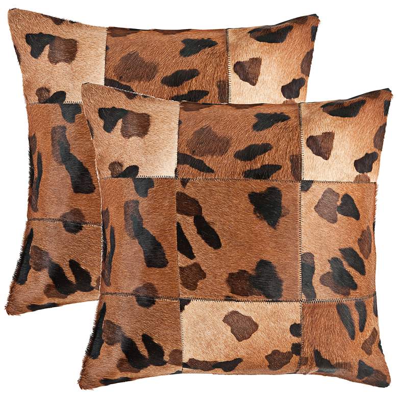 Image 1 Set of 2 Safavieh Bardot Charcoal Chevron Accent Pillows