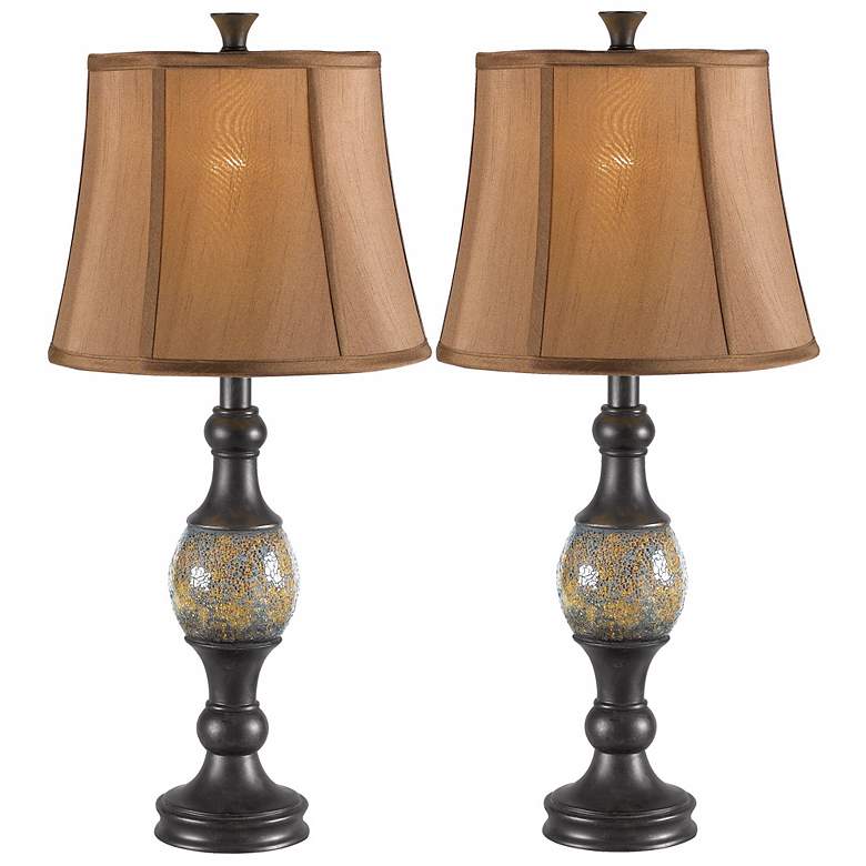 Image 1 Set of 2 Shay Dark Bronze Table Lamps
