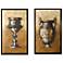 Set of 2 Sienna Framed Goblet and Urn Wall Art Pieces