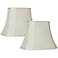 Set of 2 Springcrest Creme Cut Corner Shades 10x16x13 (Spider)
