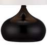 Set of 2 Steel Droplet 14 3/4"H Black Small Accent Lamps in scene