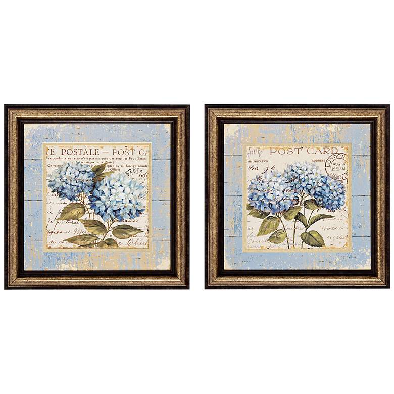 Image 1 Set of 2 Thinking Of You I/II 22 inch Square Framed Wall Art