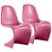 Set of 2 Zuo Baby S Pink Kids Chairs