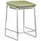 Set of 2 Zuo Lids Green Counter Chairs