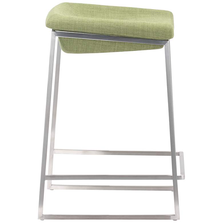 Image 7 Set of 2 Zuo Lids Green Counter Chairs more views