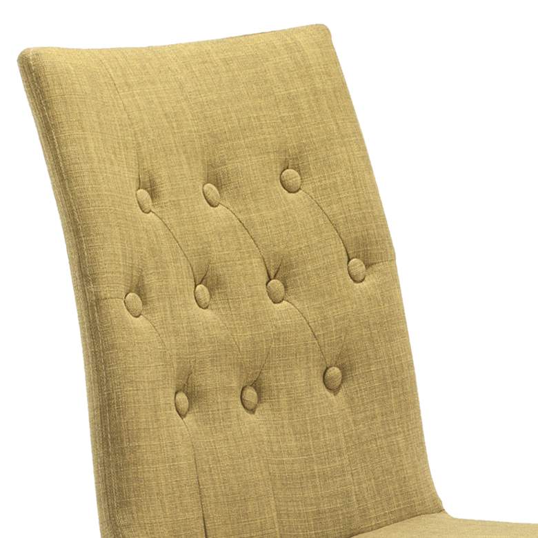 Image 4 Set of 2 Zuo Orebro Pea Green Accent Chairs more views
