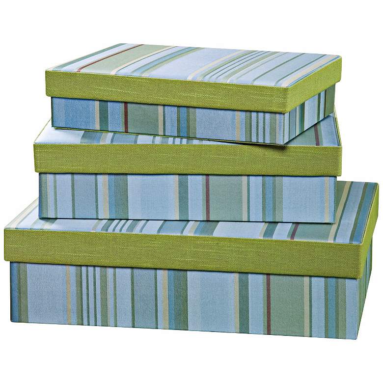 Image 1 Set of 3 Fresca Rectangle Decorative Boxes
