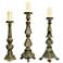 Set of 3 Imperial Candlesticks