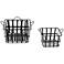 Set of 3 Iron Grocery Baskets