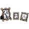 Set of 3 Multi Jeweled Picture Frames